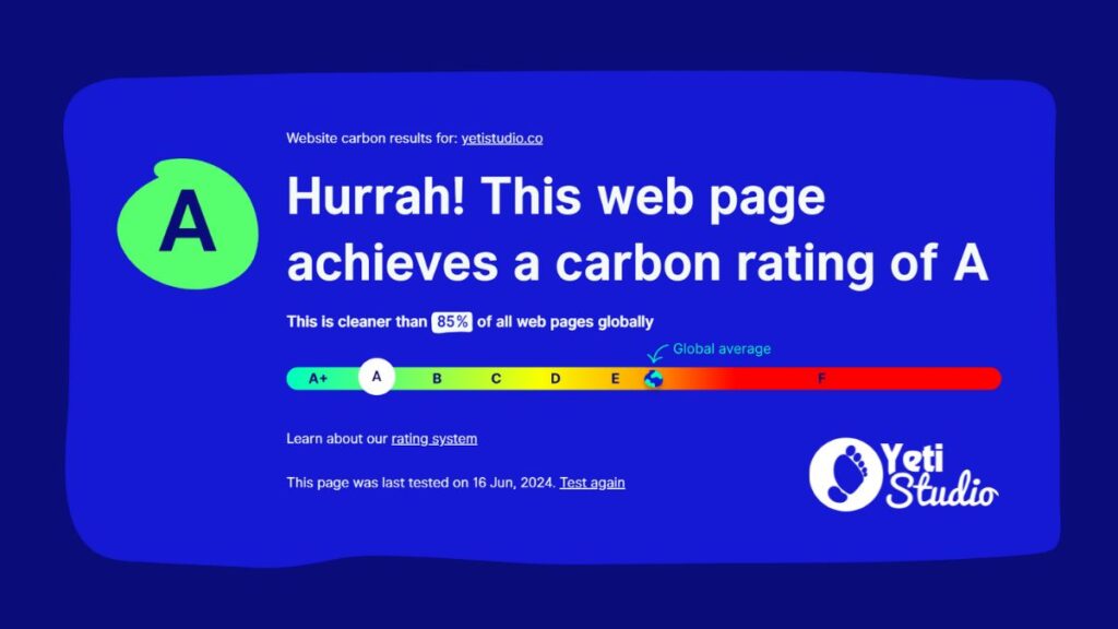 Carbon Rating Yeti Studio