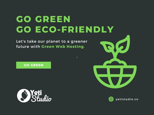 Go eco-friendly with Green hosting