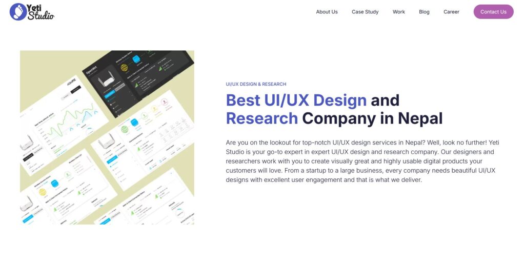 UI/UX design and research company in Kathmandu Nepal