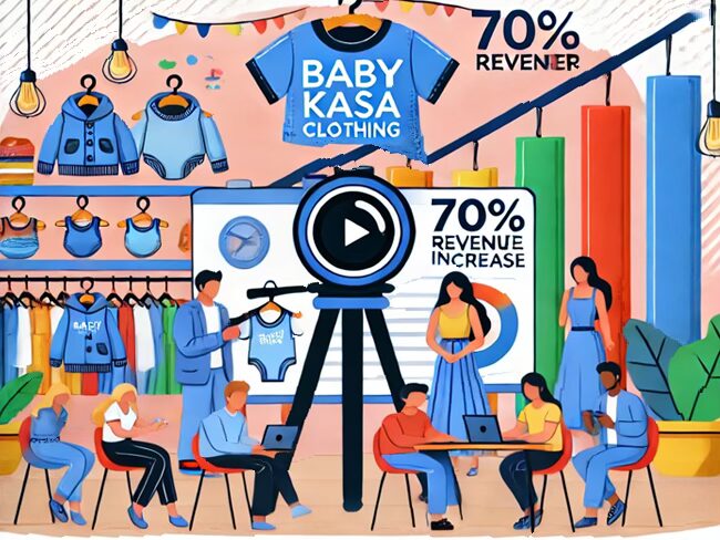 BabyKasa Clothing collaborating with influencers and creating video content